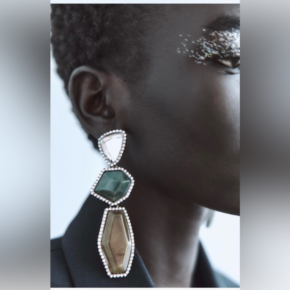 Zara stone earring - Picture 6 of 13